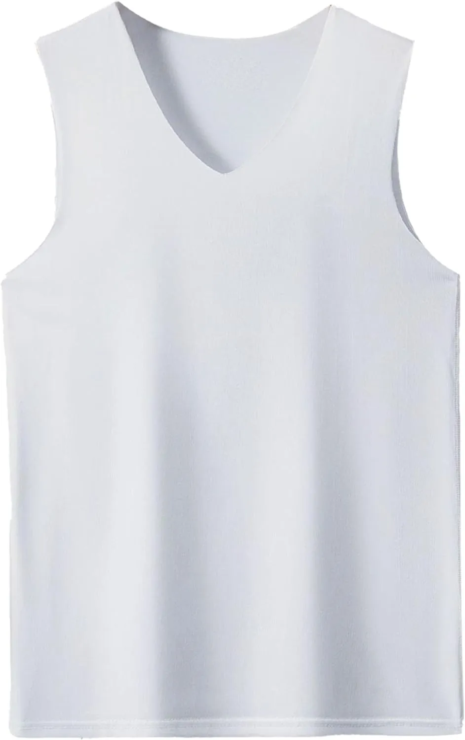 6 Pack Men's Workout Tank Tops V-Neck Sleeveless Athletic T-Shirts Lightweight Breathable Running Tops Undershirts