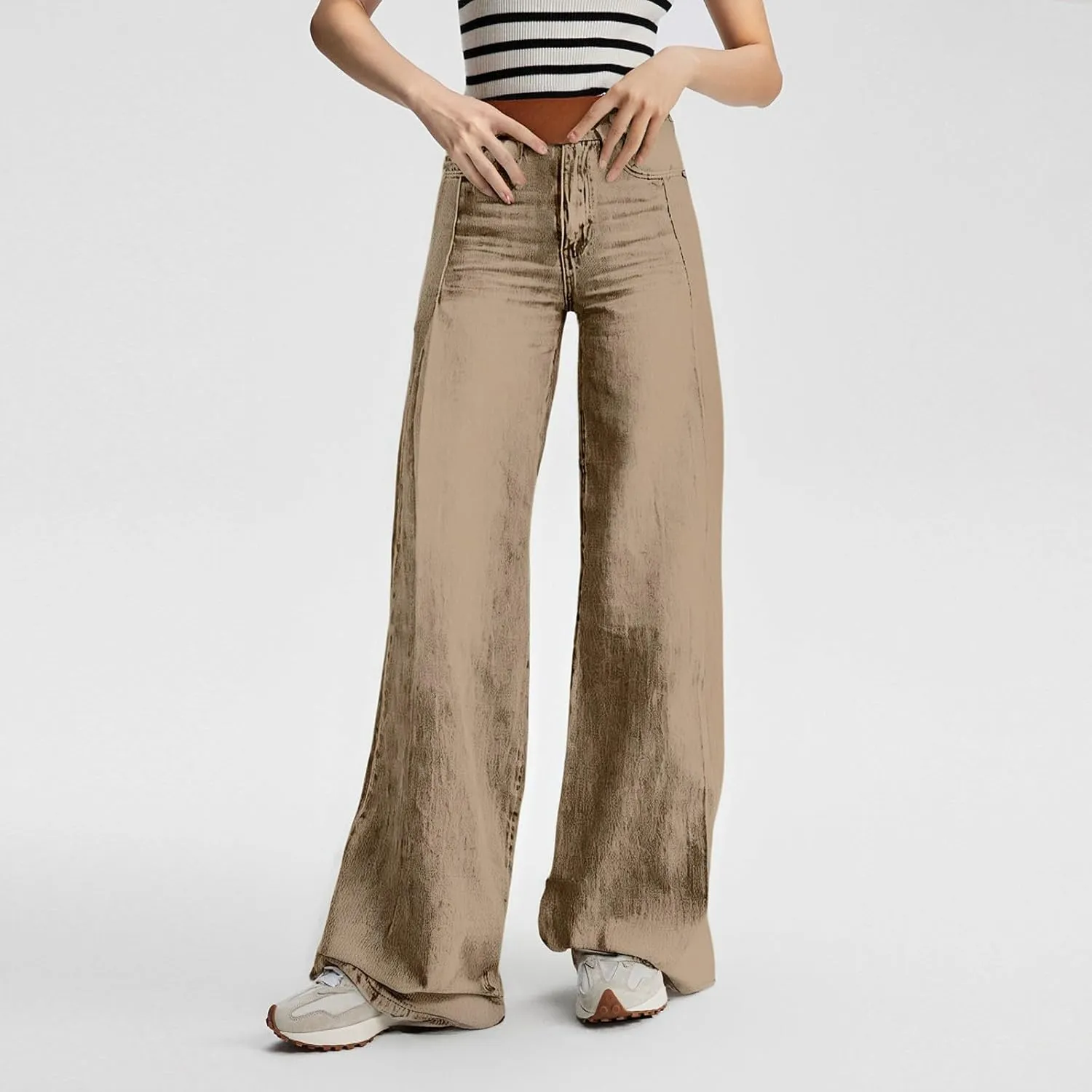 Baggy Jeans for Women 2025 Trendy Wide Leg Boyfriend Pants Y2k Streetwear Hippie Clothes Denim Outfit Western Wear