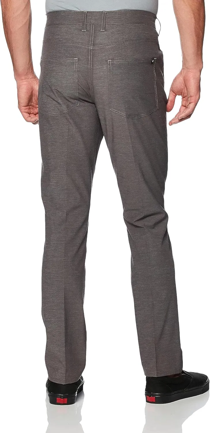Callaway Men’s EverPlay 5-Pocket Golf Pants with Comfort Waistband, Stretch Non-Iron Fabric, Moisture-Wicking, Tapered Fit
