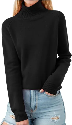Cashmere Sweaters for Women Fashion Comfort Pullover Sweaters Casual Crewneck Sweater Dressy Long Sleeve Sweaters