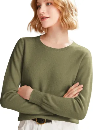 Cashmere Sweaters for Women Long Sleeve Causal Pullover Tops Soft Warm Cozy Lightweight Thin Spring Knit Sweaters