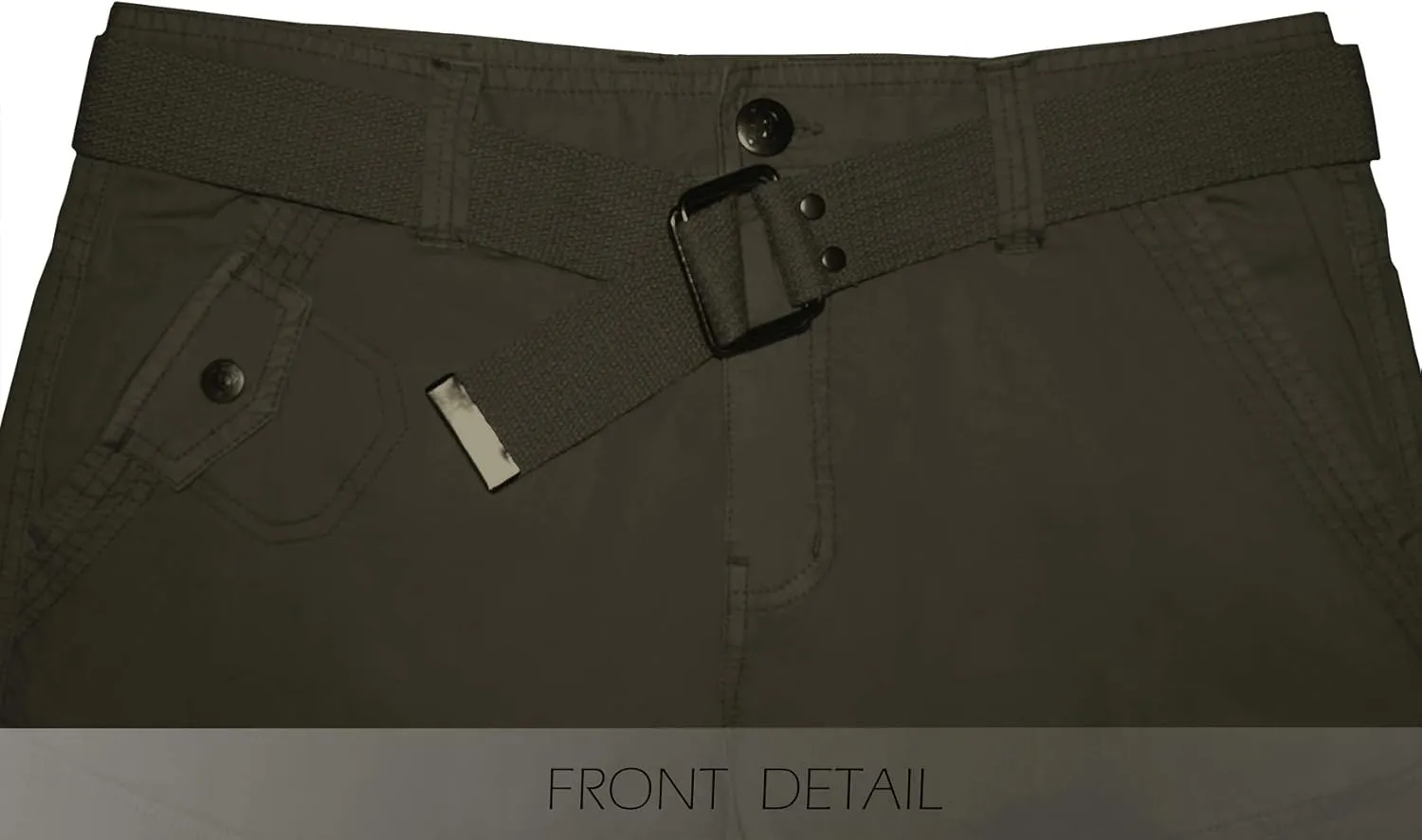 ETHANOL Men Relaxed Cargo Pants with 6 Big Pockets Casual Work Combat Trousers
