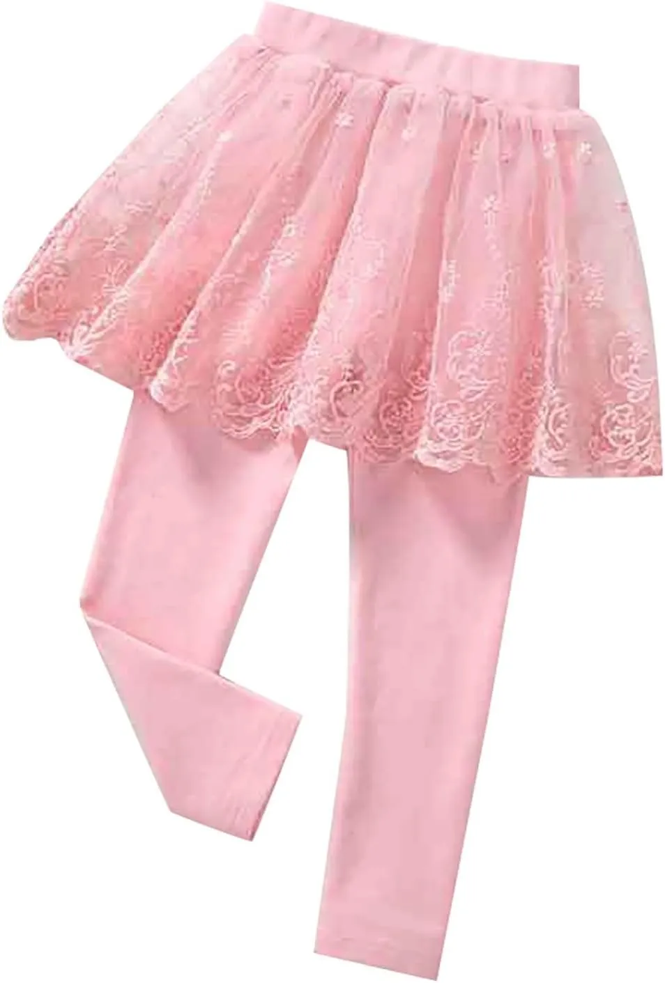 Girls Sequin Sparkly Footless Leggings Skirts Cotton Stretchy Pantskirt with Tutu Ruffle 𝗧winkle S𝘁ar Skirt Baby Girl