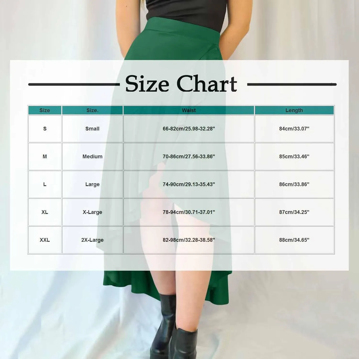 HGps8w Women's Ruffle Slit Long Skirt, Casual Elastic High Waisted 2025 Summer A-Line Boho Flowy Maxi Skirts