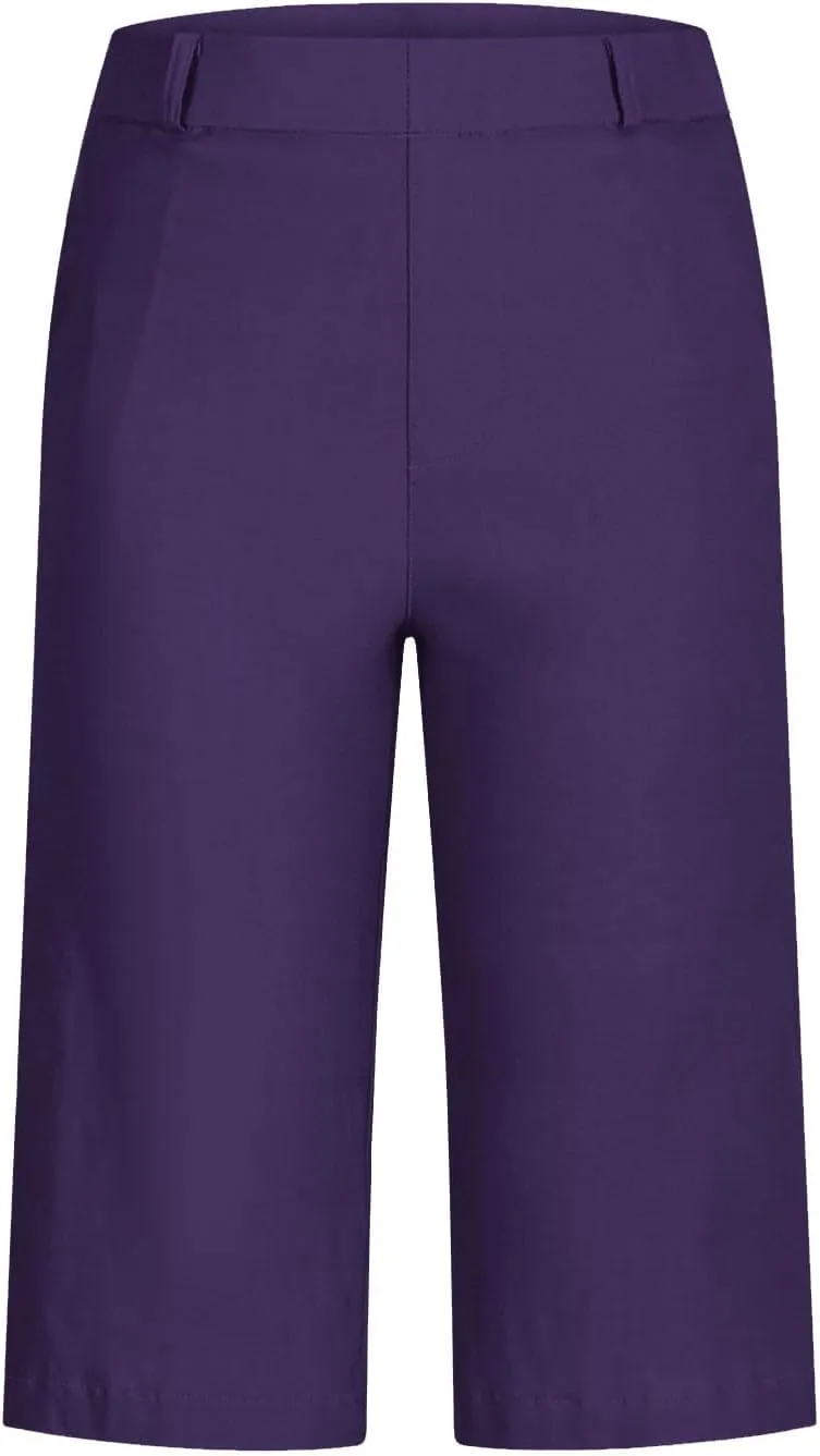 hlysgo Bermuda Shorts for Women 2025 Trendy Casual High Waist Knee Length Chino Shorts Summer Twill Hiking Vacation Outfits