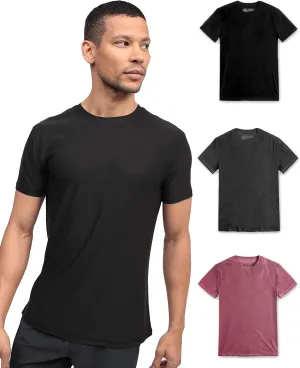 INTO THE AM Premium Workout Shirts for Men - Ultra-Lightweight Athletic Gym Tees S - 4XL