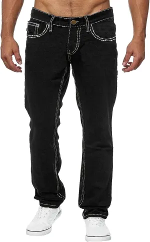 Jeans for Men Relaxed Fit Street Sharpened Jeans Jean Men Relax Fit Jeans for Men Big and Tall Relax Fit Jeans for