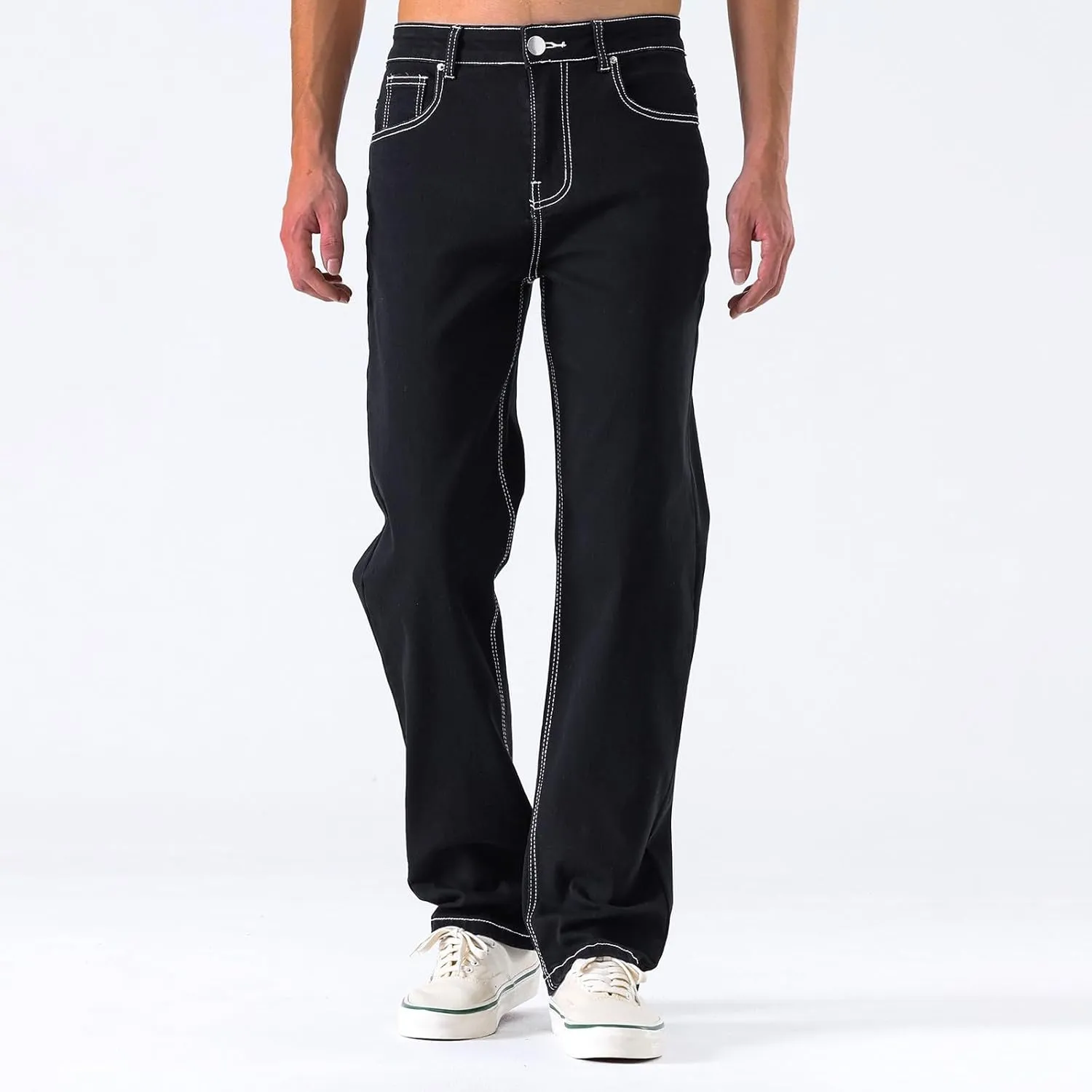 Jeans for Men Relaxed Fit Street Sharpened Jeans Jean Men Relax Fit Jeans for Men Big and Tall Relax Fit Jeans for