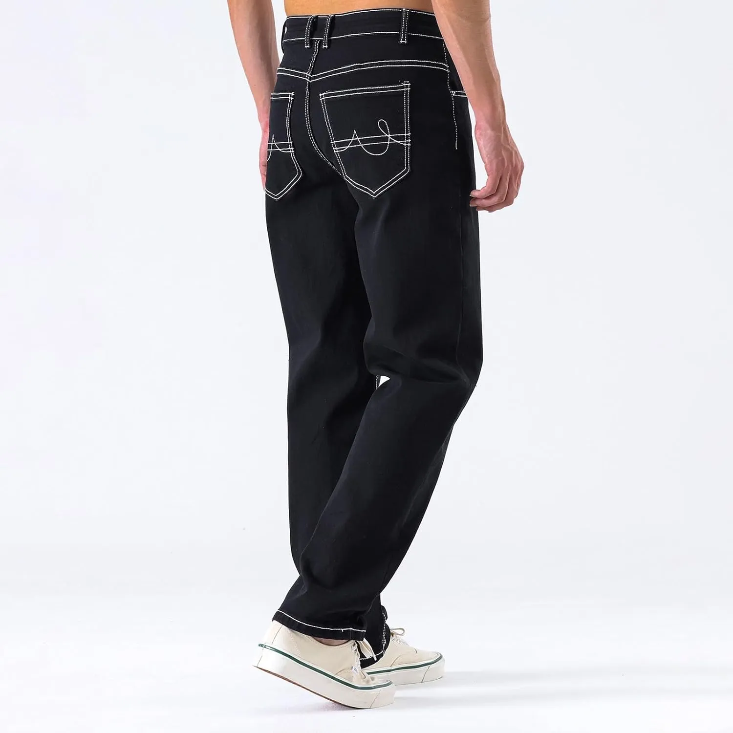 Jeans for Men Relaxed Fit Street Sharpened Jeans Jean Men Relax Fit Jeans for Men Big and Tall Relax Fit Jeans for