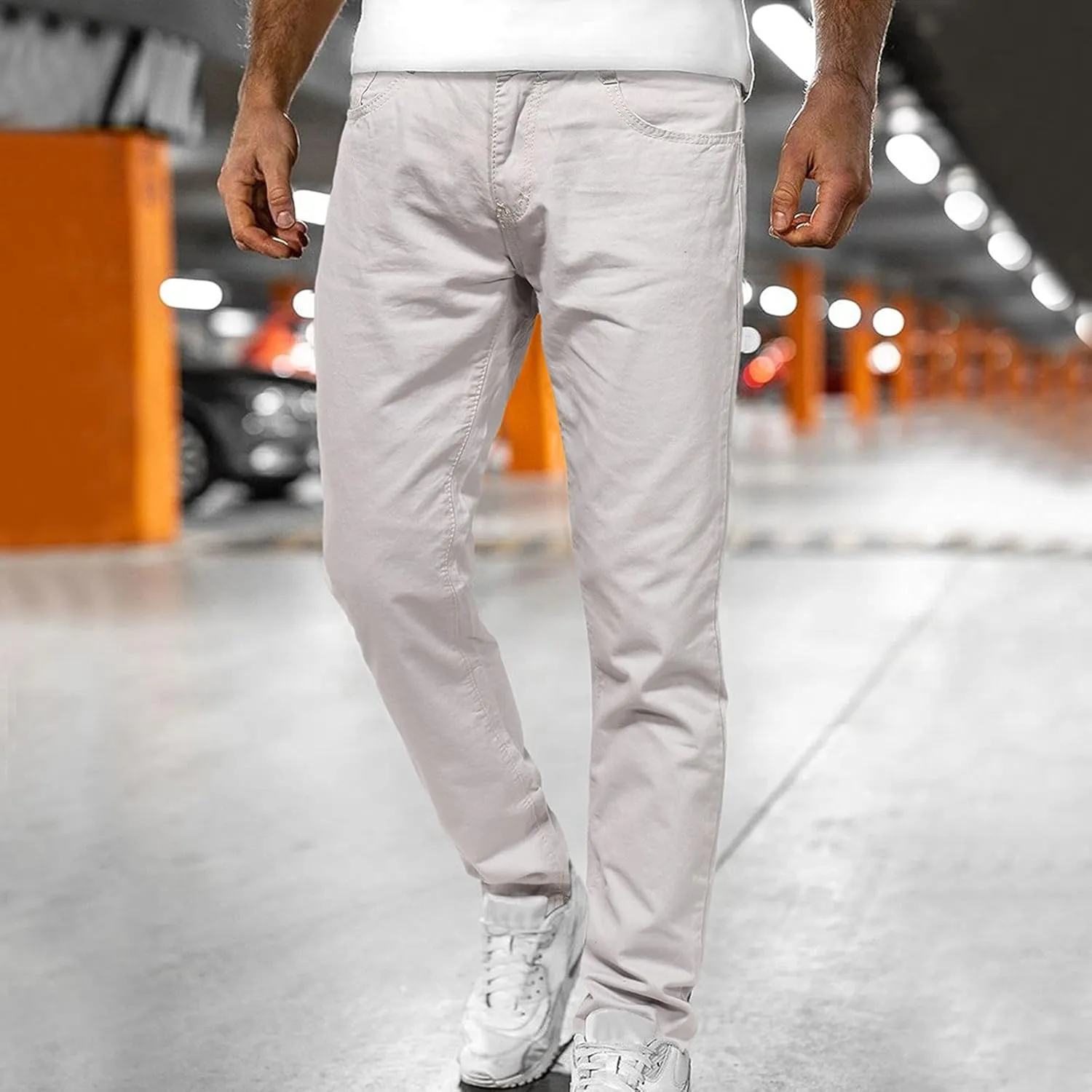 Jeans Men Relaxed Fit Flex Men's Jeans Men's Mid-Waist Zip Men's Pants Mens Jean Men Jeans Relaxed Fit Relaxed Fit