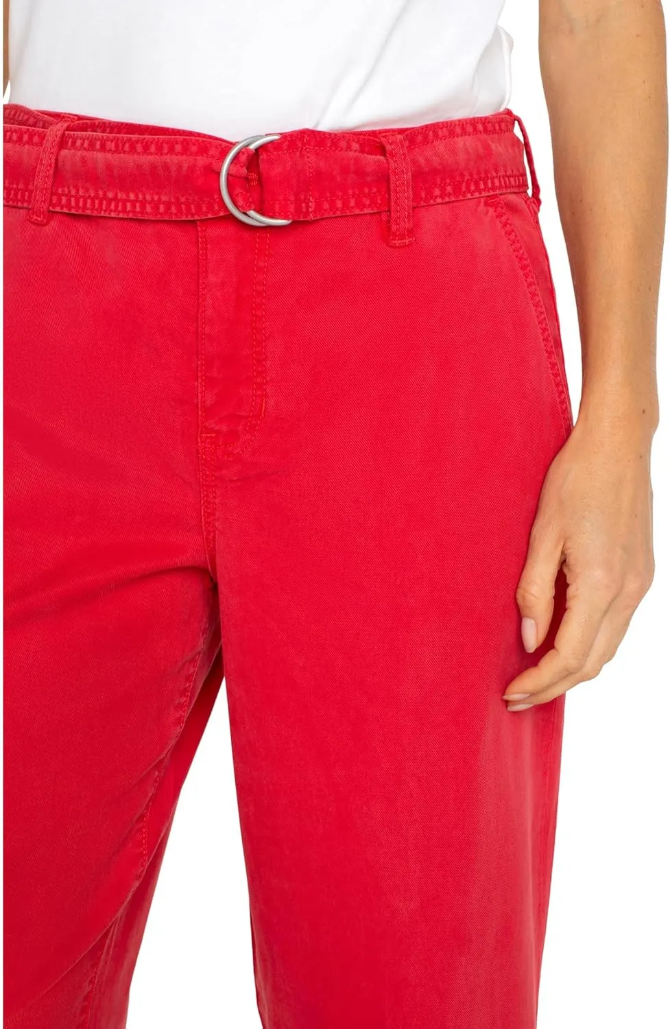 Liverpool Women's Stride High-Rise Crop Wide Leg with Self Belt
