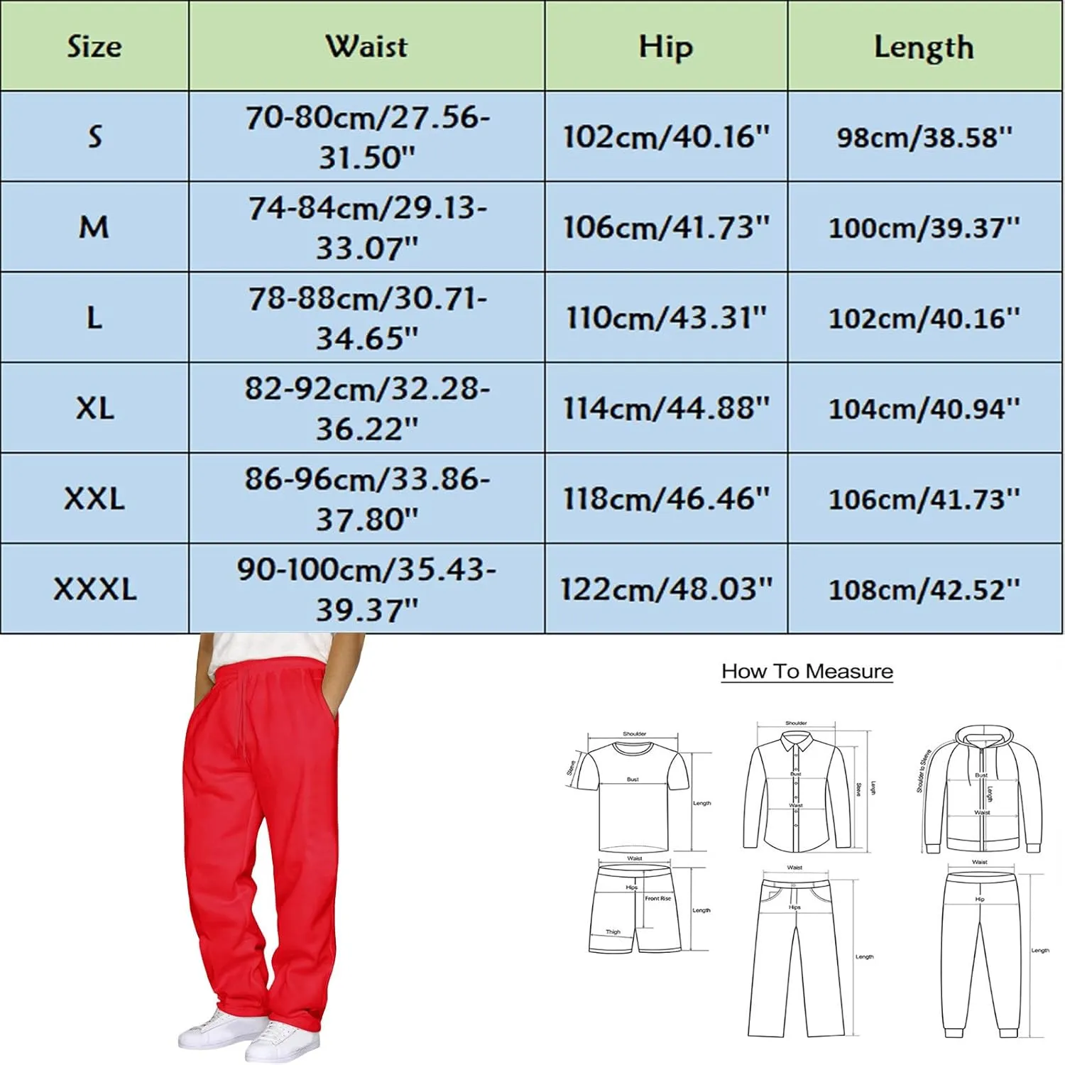 Men Cargo Pants with Pockets, Stretch Drawstring Elastic Waist Sweatpants, Tall Regular Fit Pants Tall Joggers Trousers