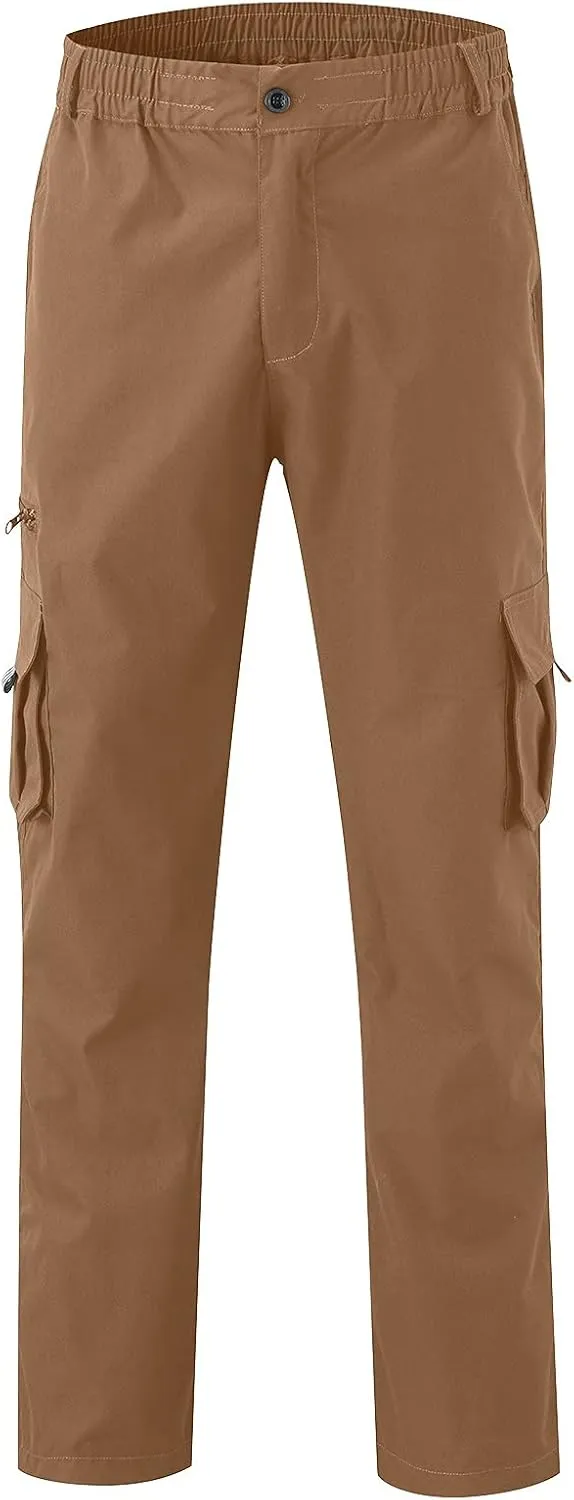 Men Pant Casual Soft Joggers Running Gym Outdoor Sports Sweatpant Open Hem Elastic Waist Combat Pant