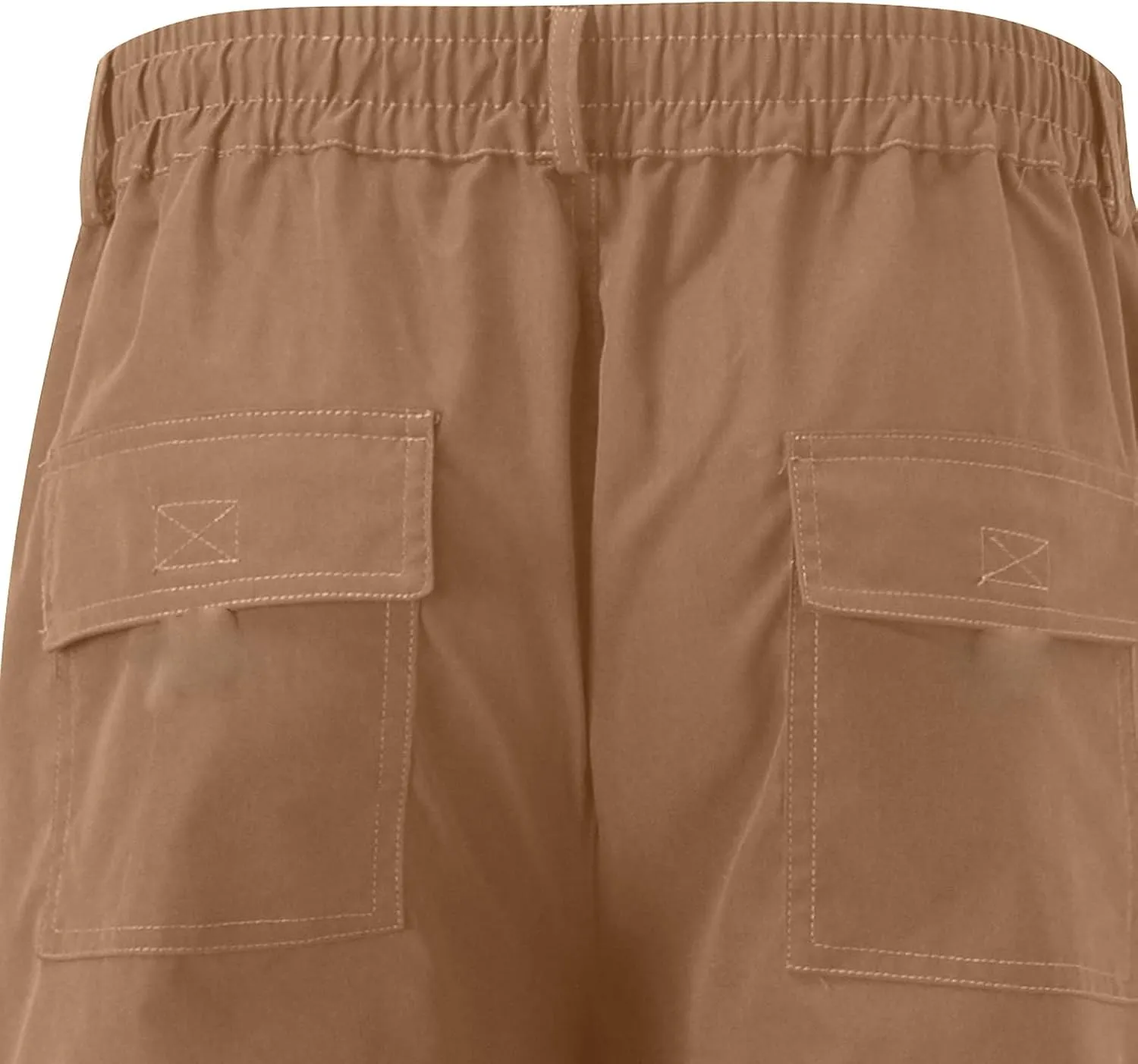 Men Pant Casual Soft Joggers Running Gym Outdoor Sports Sweatpant Open Hem Elastic Waist Combat Pant