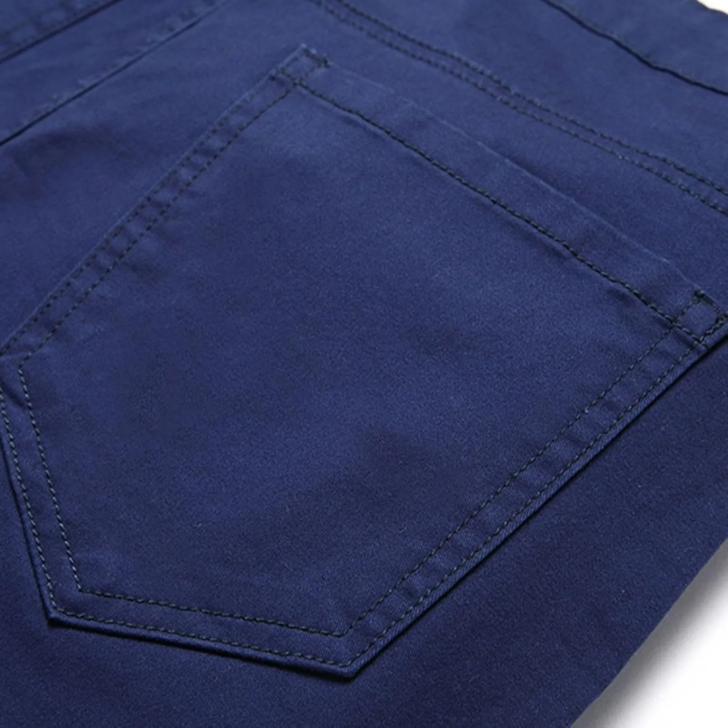 Men's Classic Multi-Pocket Relaxed Straight Leg Plus Size Fashion Pants Straight Mid Rise Jeans Men's Pants Jeans