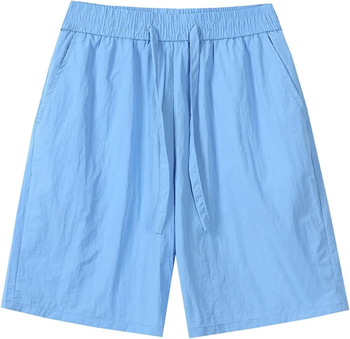 Men's Fashion Shorts Drawstring Elastic Waist Short Pants Casual Gym Workout Quick Dry Running Athletic Shorts