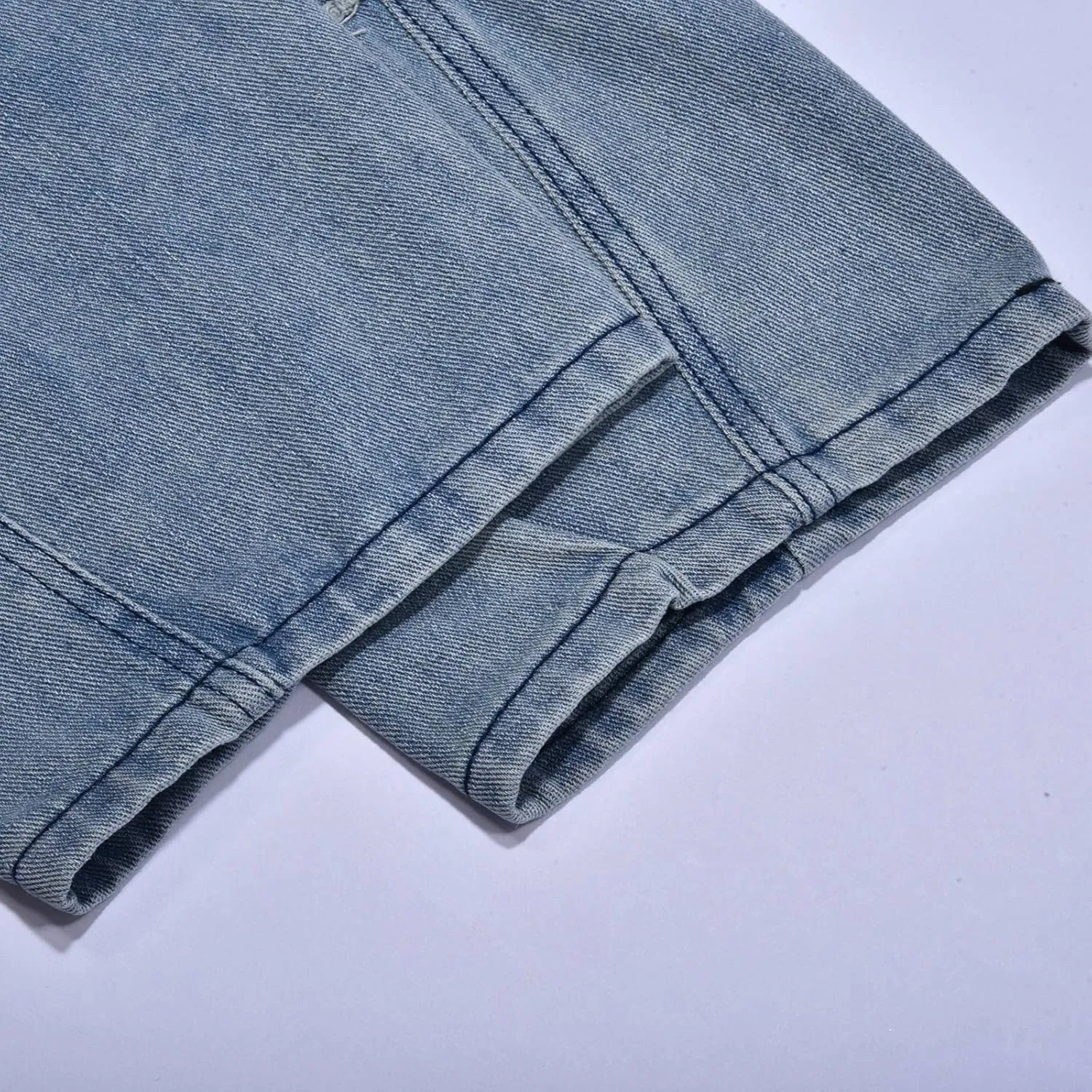 Mens Jeans Comfort Stretch Denim Straight Leg Relaxed Fit Jeans for Men Taper Jean Dark Blue Jeans for Men Jean