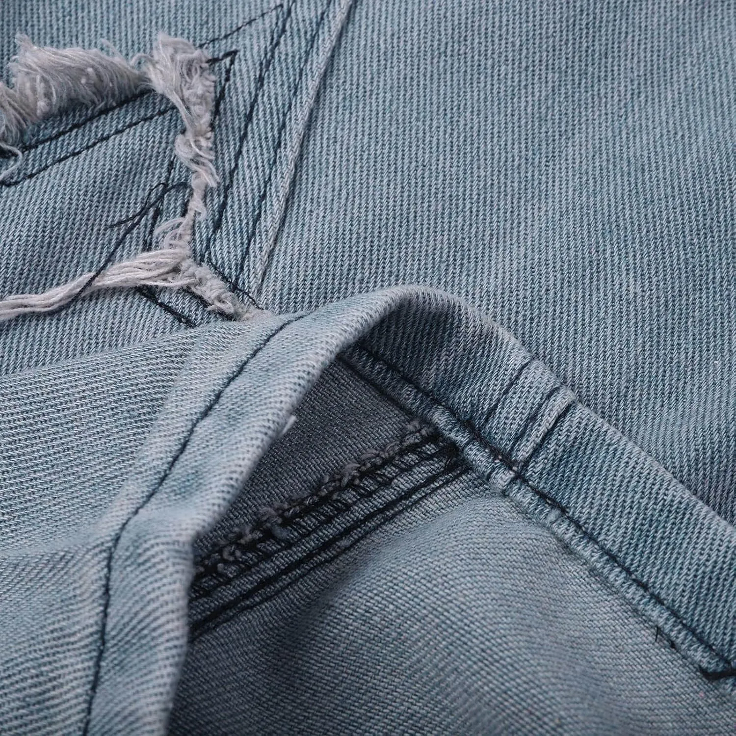Mens Jeans Pants Stretch Denim Straight Leg Relaxed Fit Jeans for Men Flat Front Hidden Comfort Waistband Pant Jeans