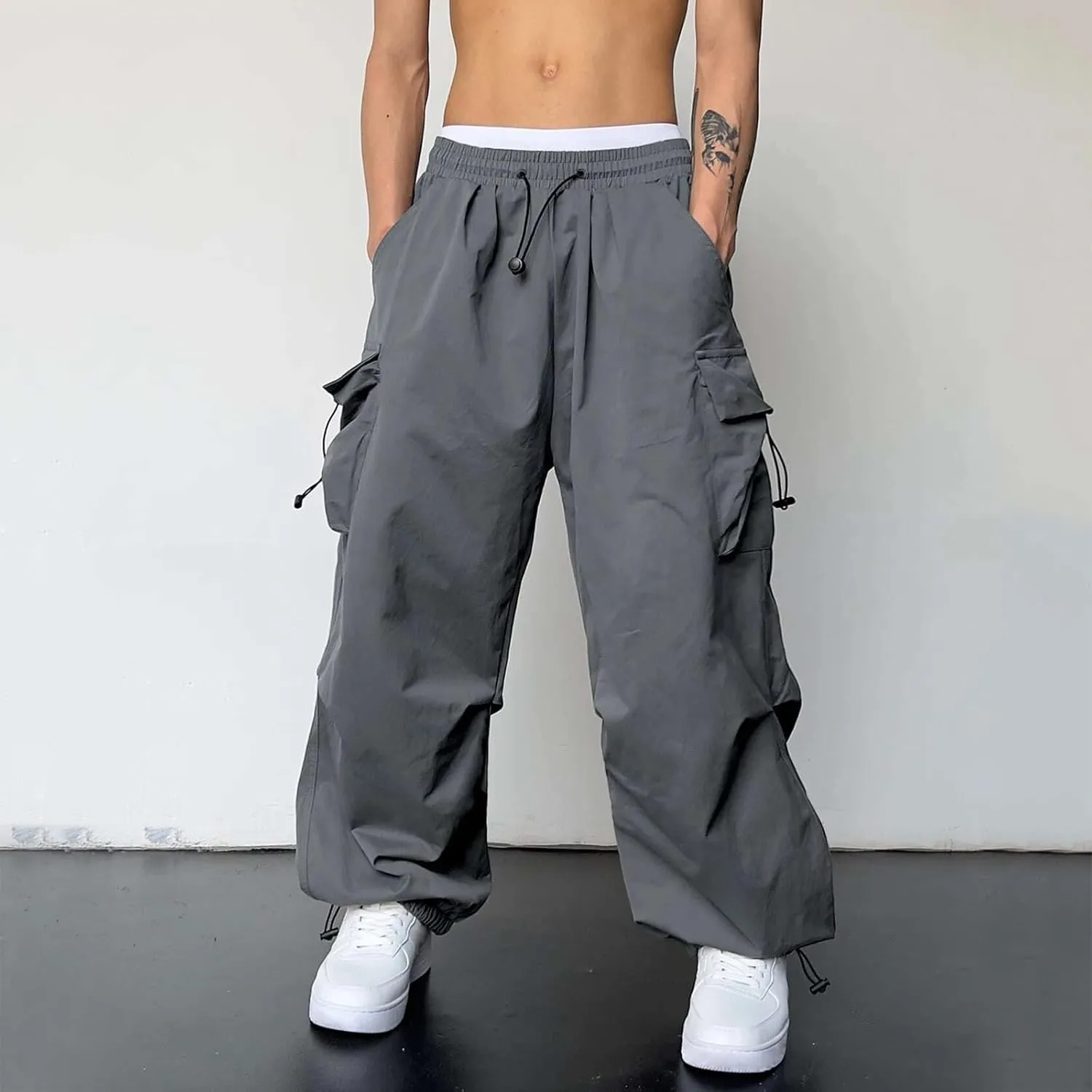 Men's Joggers Baggy Joggers Sweatpant Workout Running Gym Sport Cargo Chino Pant Comfort Soft Jogging Sweat
