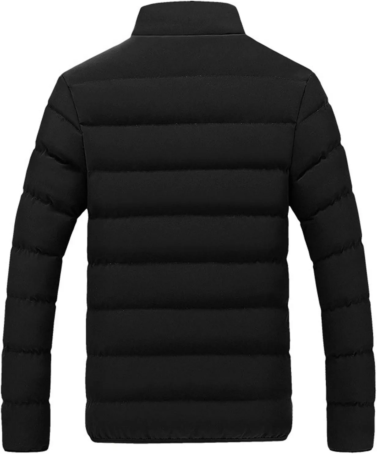Men's Lightweight Puffer Jacket Hooded Coat Bubble Warm Jacket Men ThiCasual Winter Windproof Insulated Jacket