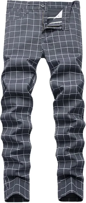 Men's Premium Comfort Classic Fit Jeans Straight Leg Stretch Fashion Pants Wide Leg Trousers Pants Men Relaxed Fit
