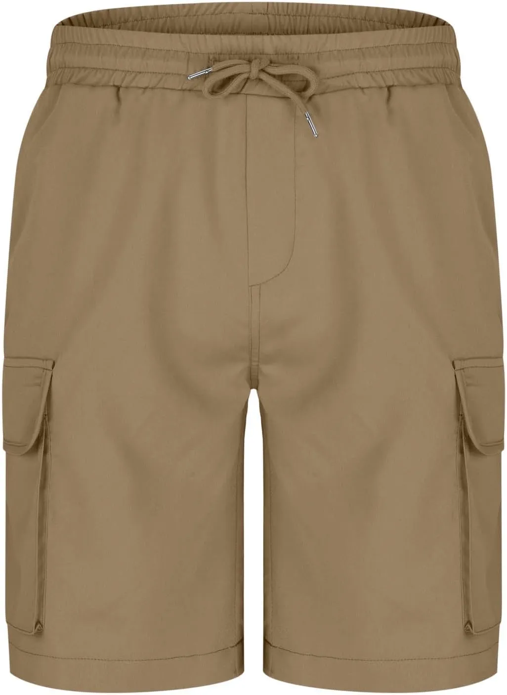 Mens Shorts Summer Casual Beach Pants Drawstring Elastic Waist Trousers with Pockets Comfy Hawaii Shorts for Men