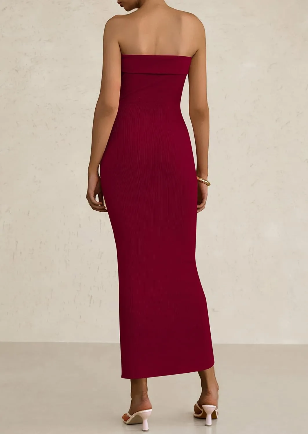 PRETTYGARDEN Women's Off Shoulder Bodycon Dresses 2025 Summer Ruched Asymmetrical High Split Elegant Cocktail Party Dress