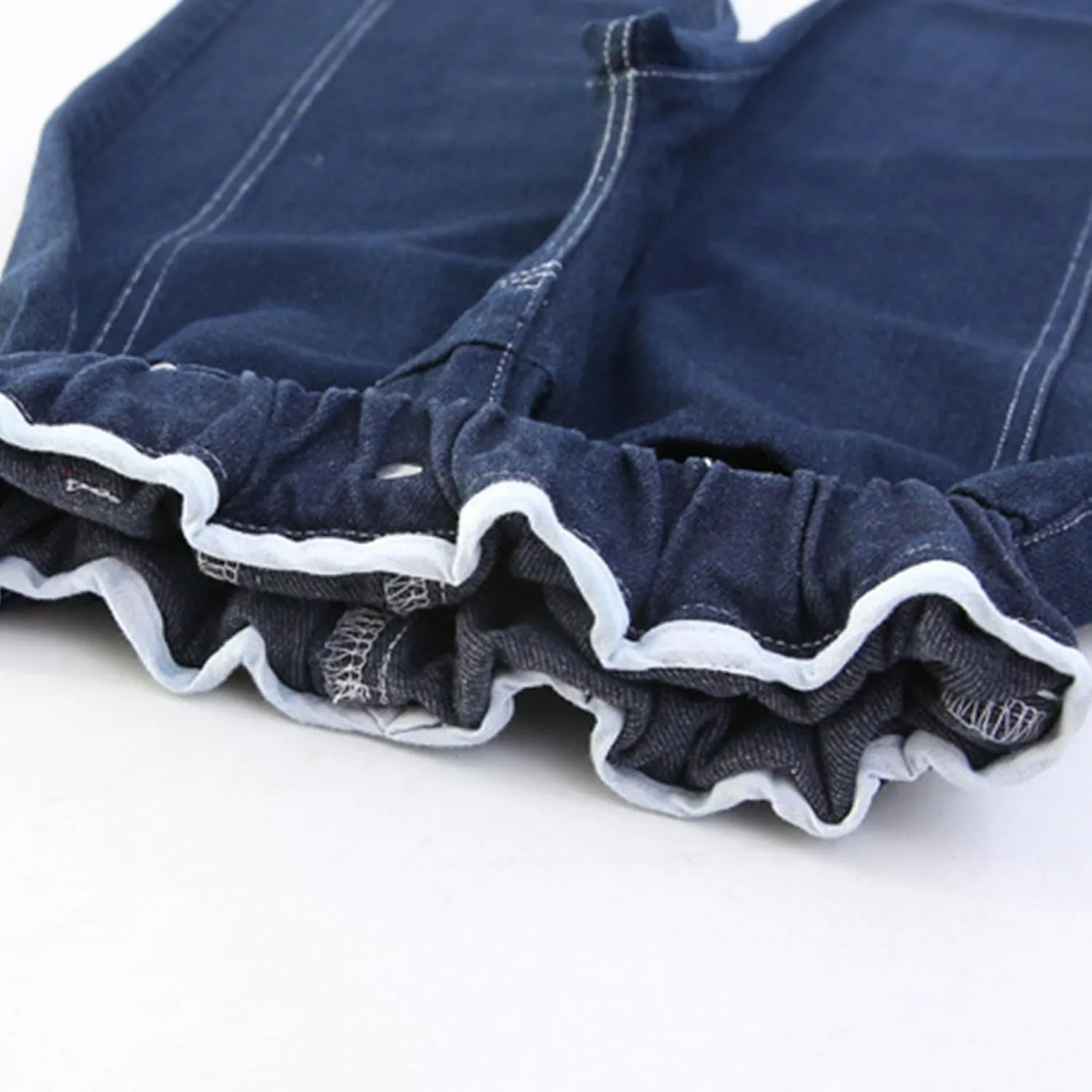 Spring Baggy Jeans for Teen Girls Fashion Elastic High Waisted Denim Pants Y2K Trendy Loose Straight Wide Leg Trouser