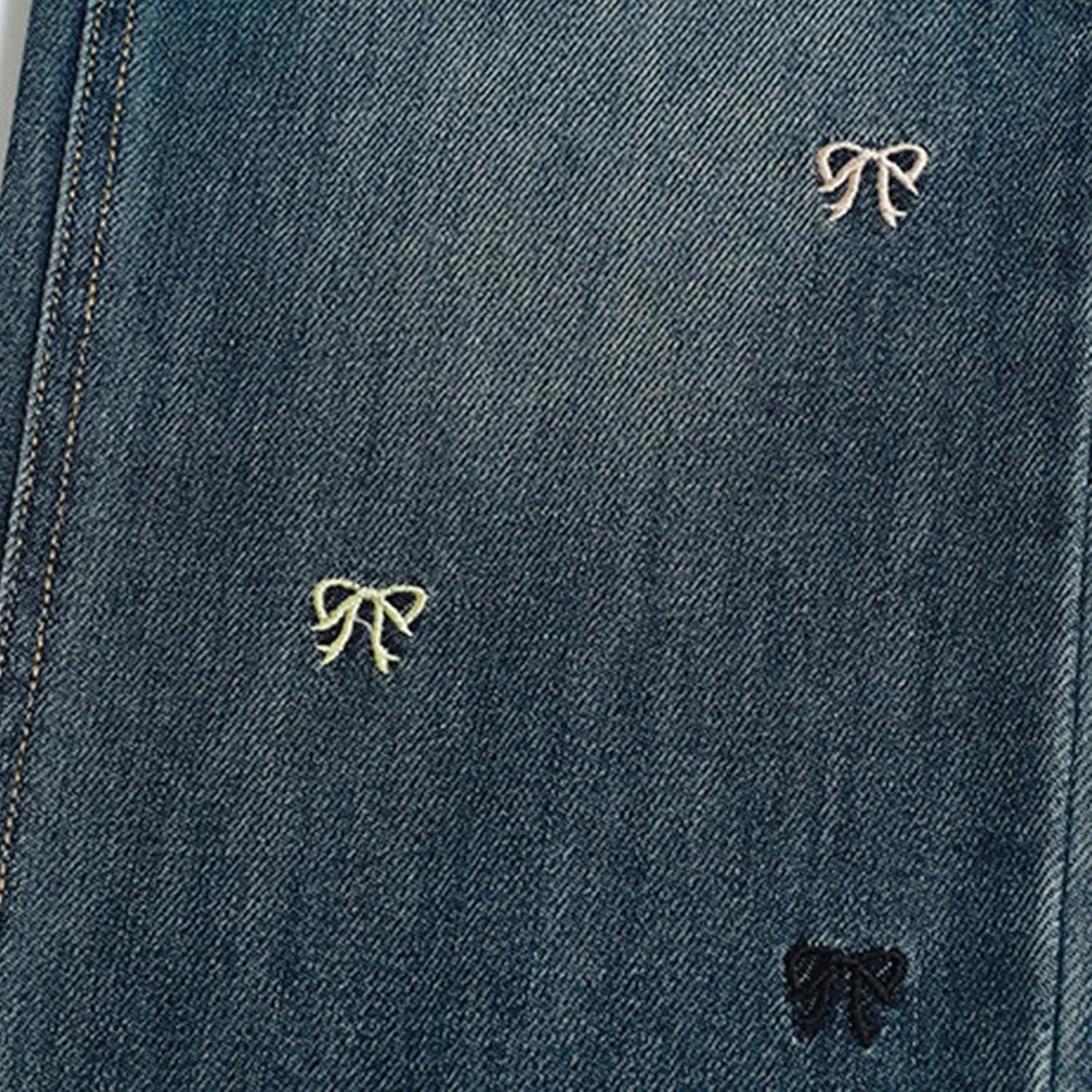 Spring Baggy Jeans for Teen Girls Fashion Elastic High Waisted Denim Pants Y2K Trendy Loose Straight Wide Leg Trouser