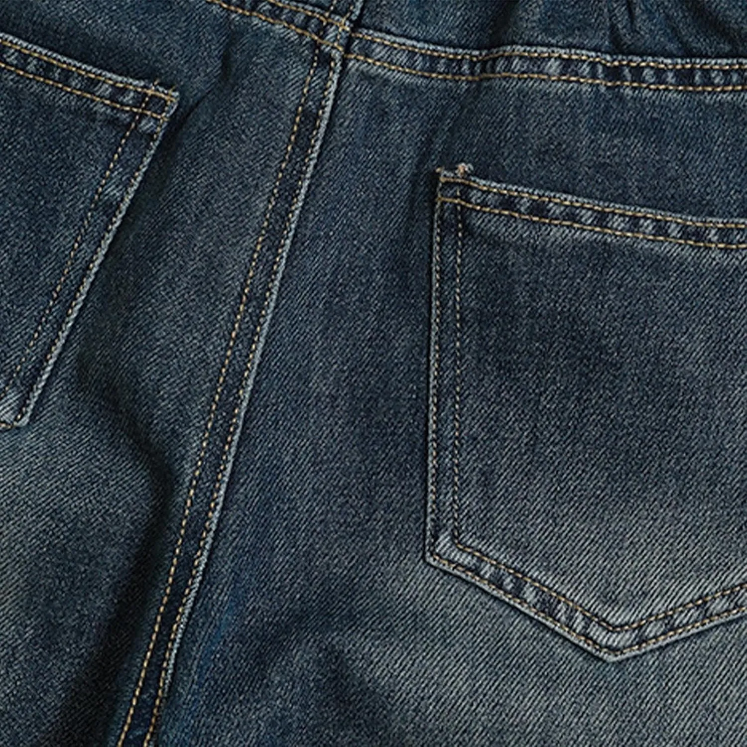 Spring Baggy Jeans for Teen Girls Fashion Elastic High Waisted Denim Pants Y2K Trendy Loose Straight Wide Leg Trouser