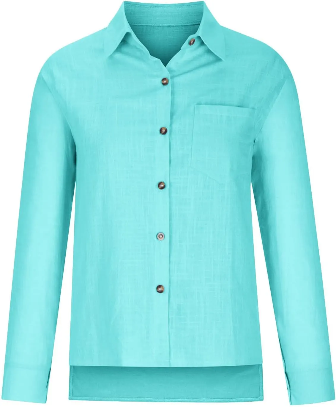 Spring Tops for Women 2025 Summer Cotton Linen Shirts Long Sleeve Button Down Dressy Casual Tees Gauze Blouses Tees