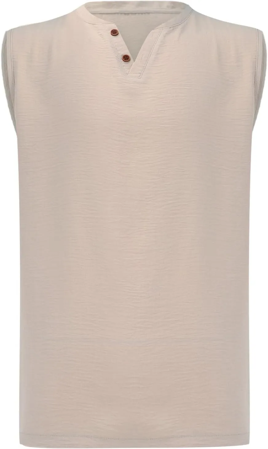 Summer Beach Tank Tops for Men V Neck Sleeveless Muscle Undershirts Solid Color Casual Tees Regular Fit Active Shirts