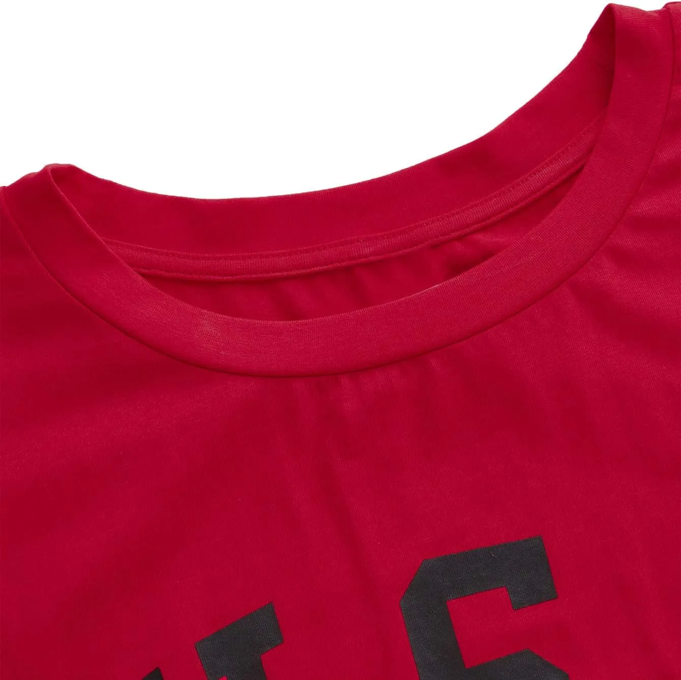 SweatyRocks Women's Letter Print Crop Tops Summer Short Sleeve T-Shirt