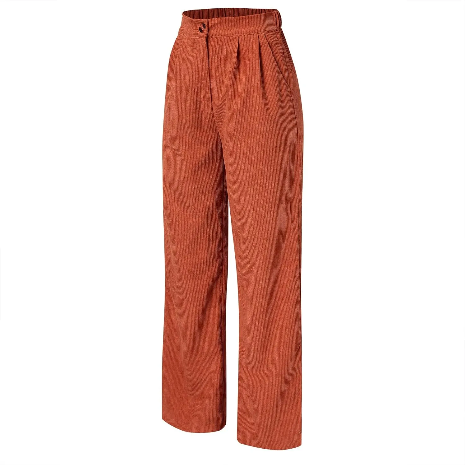Women Linen Summer Drawstring Pants High Waist Wide Leg Slim Fit Trouser Trendy