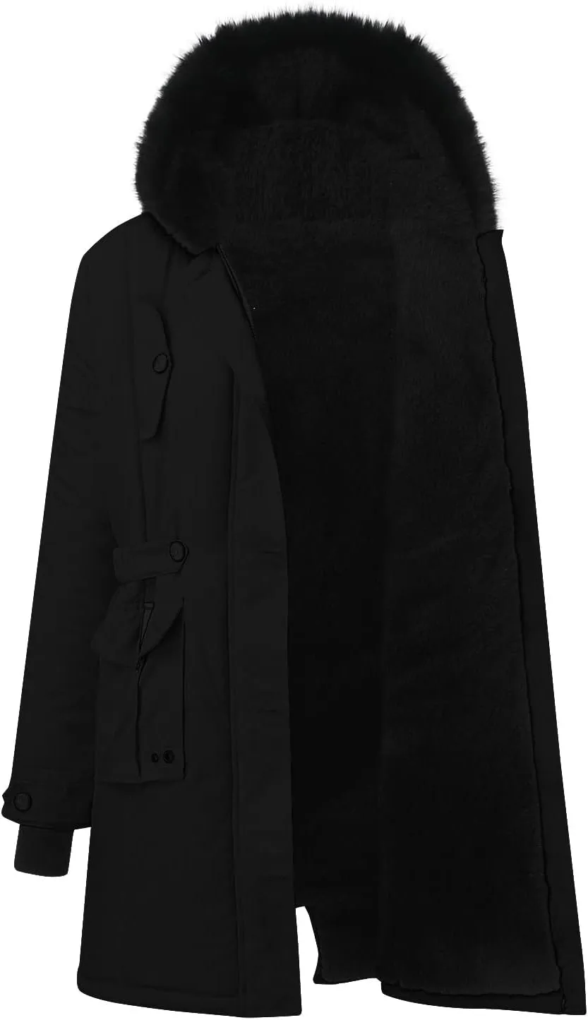 Women Plus Size Daily Winter Coat Lapel Long Sleeve Jacket Vintage Thicken Coat Jacket Warm Hooded Womens Vest Womens Coat