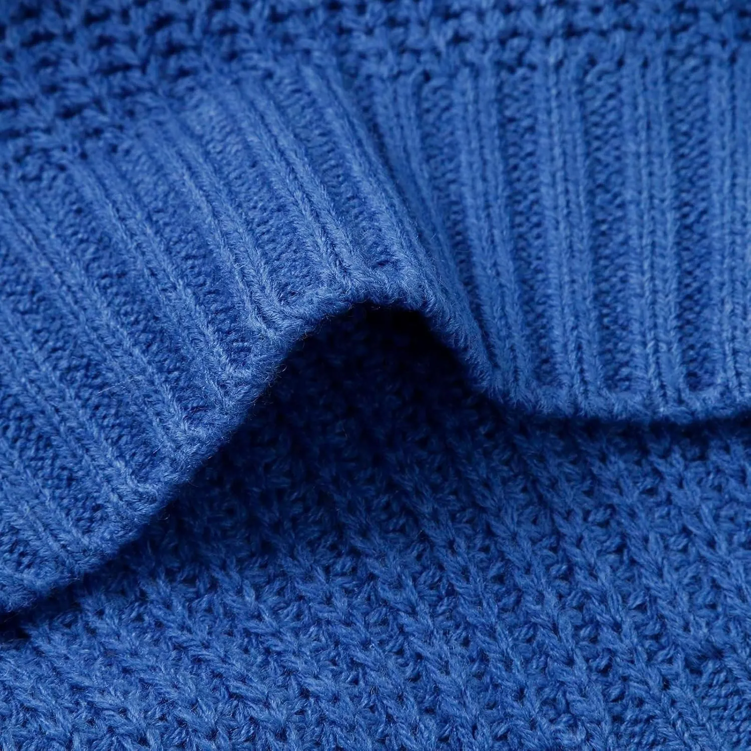 Women Turtleneck Long Sleeve Fashion Sweaters Chunky Knit Fall Winter Oversized Loose Pullover Sweater Top Warm Cotton