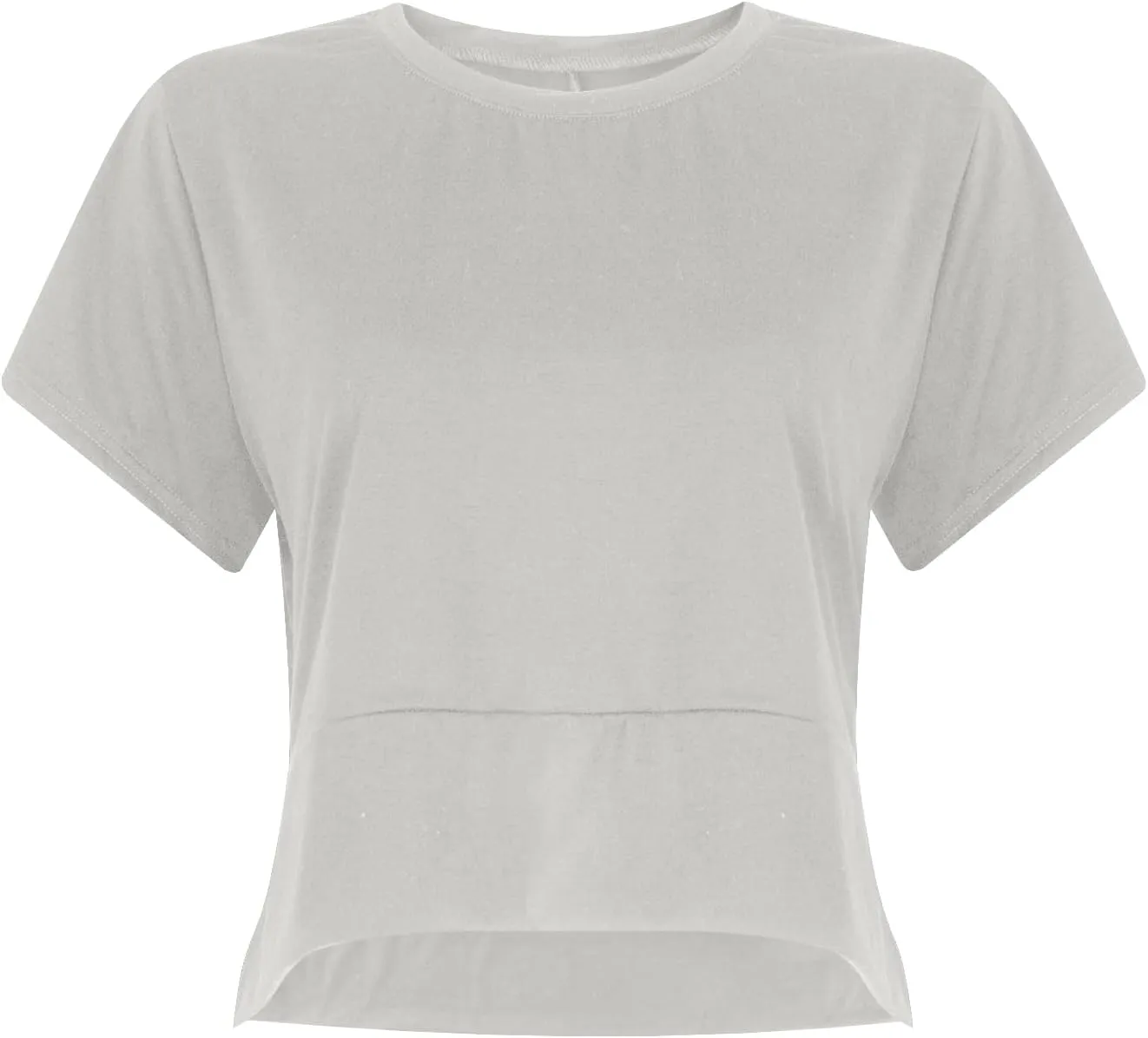 Women Workout Tops Summer Short Sleeve Crop Tops Side Slit Athletic Tops Casual Basic Tees Oversized Tee Shirts