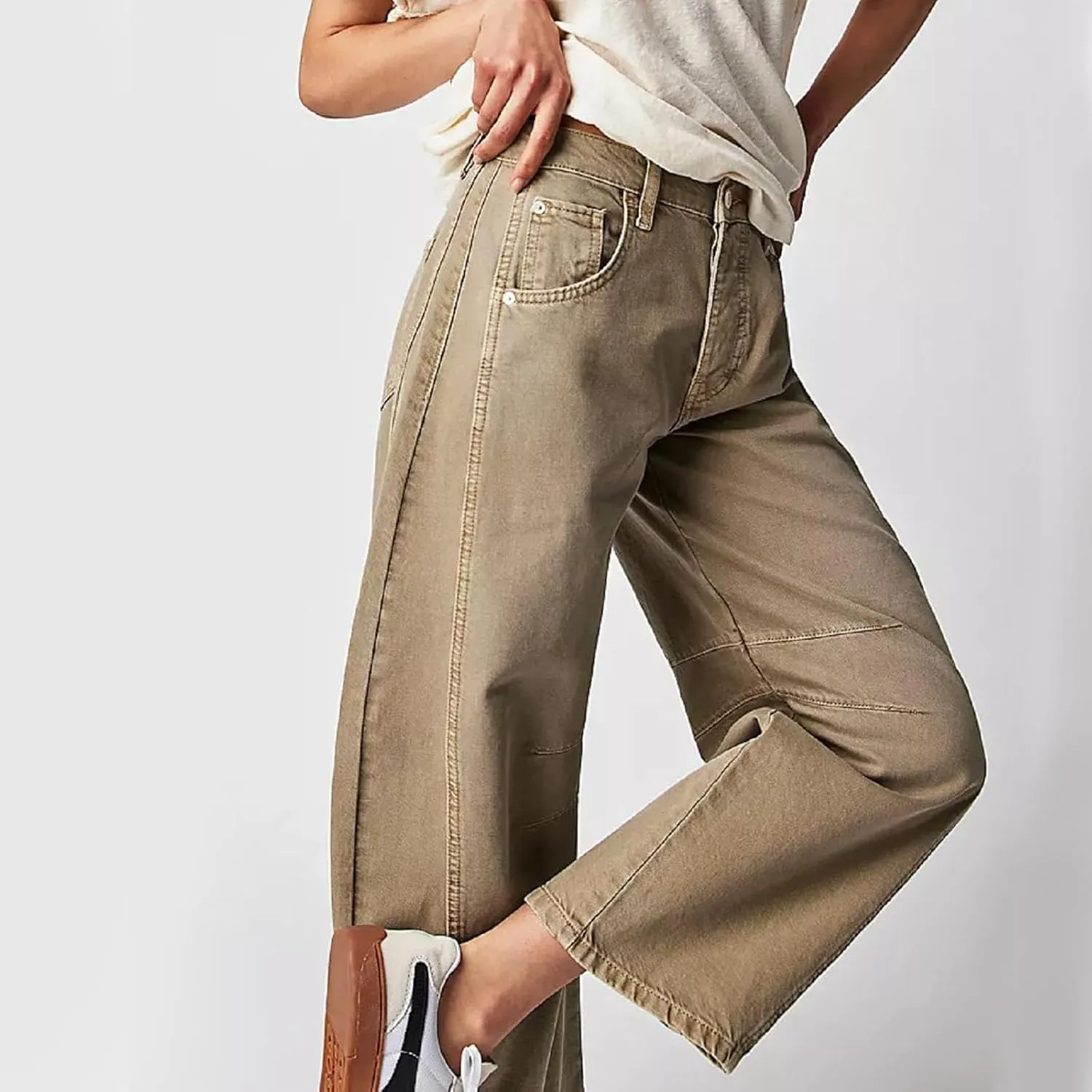 Womens Jeans Stretchy Jeans for Women Womens Pants High or Mid Waisted Jeans for Women Womens Wide Leg Pants