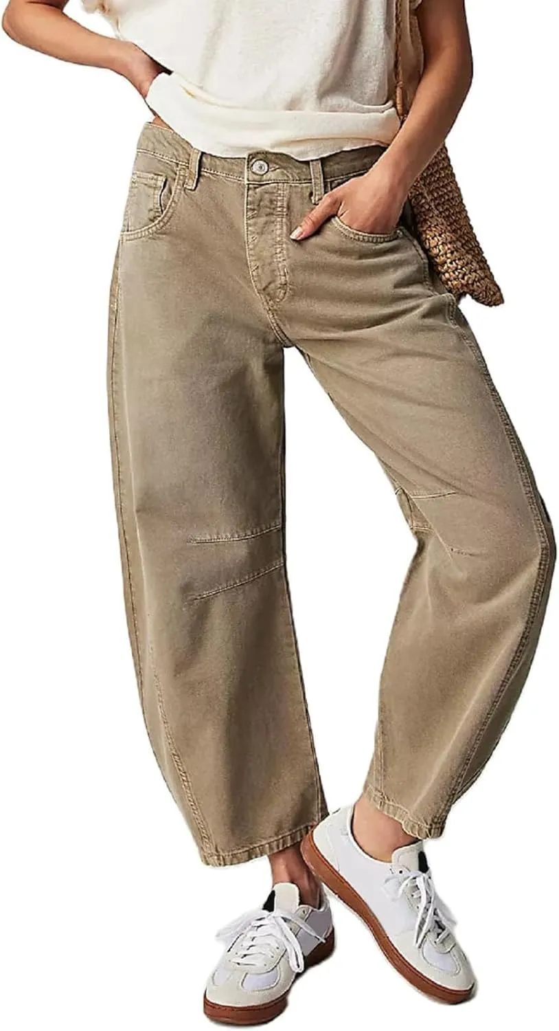 Womens Jeans Stretchy Jeans for Women Womens Pants High or Mid Waisted Jeans for Women Womens Wide Leg Pants
