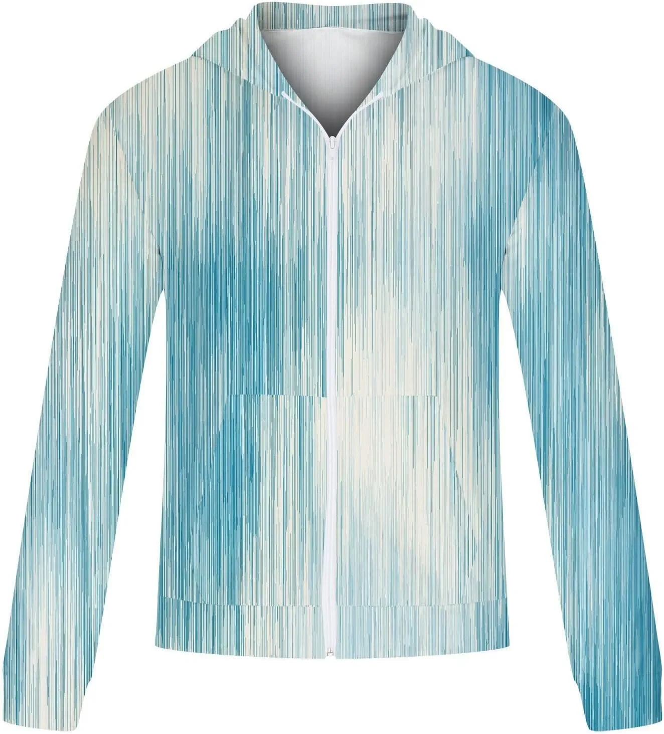 XIAXOGOOL Hoodies For Men,Unisex Plus Size Full Zip Up Hoodie Tie-Dye Gradient Sweatshirt Long Sleeve Hooded Jacket