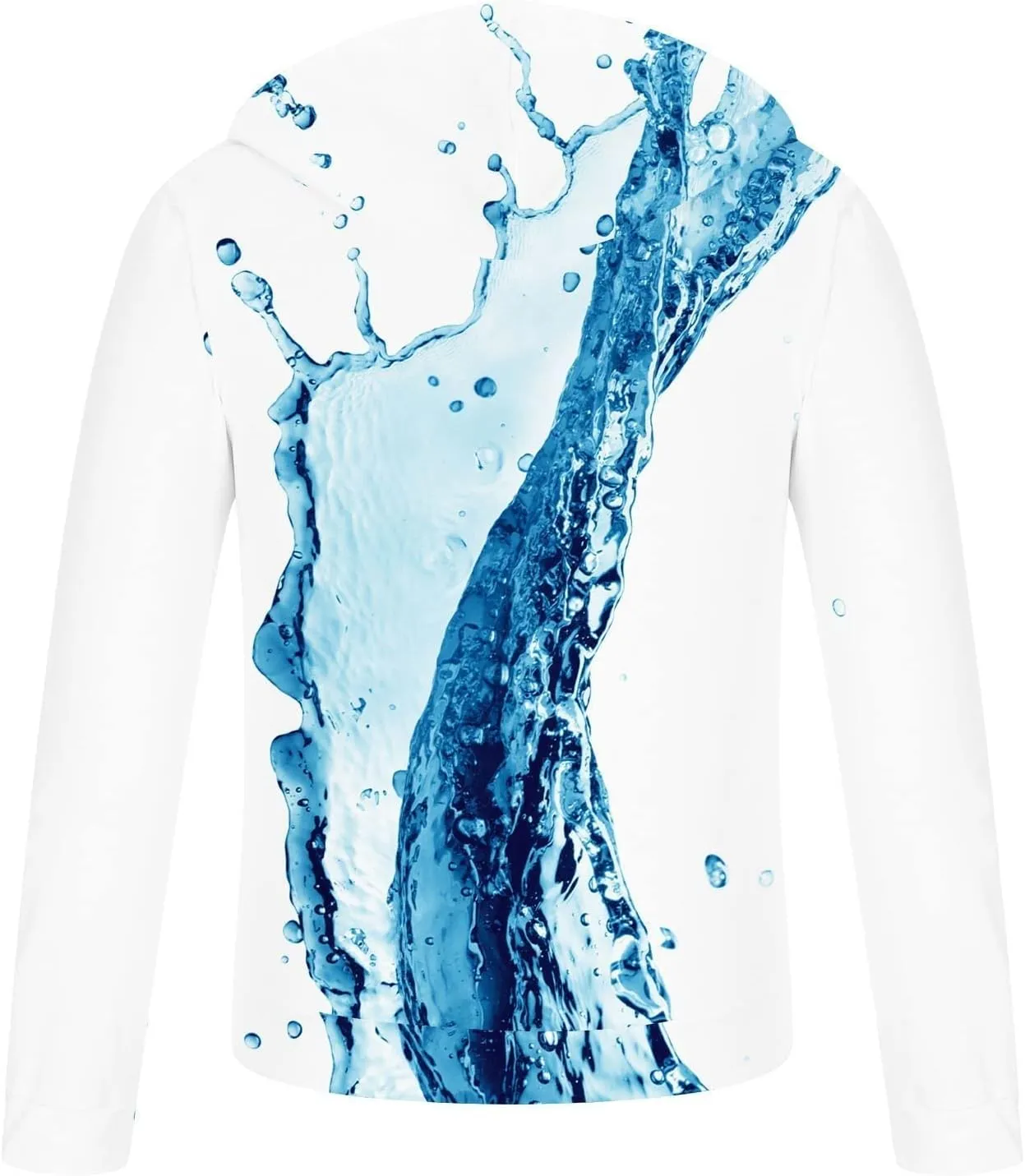 XIAXOGOOL Hoodies For Men,Unisex Plus Size Full Zip Up Hoodie Tie-Dye Gradient Sweatshirt Long Sleeve Hooded Jacket