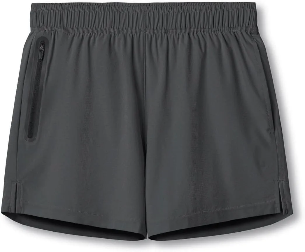Zeiyignr Men's Running Shorts with Zipper Pocket Lightweight Quick Dry Gym Workout Athletic Shorts Mens Jogger Sports Shorts